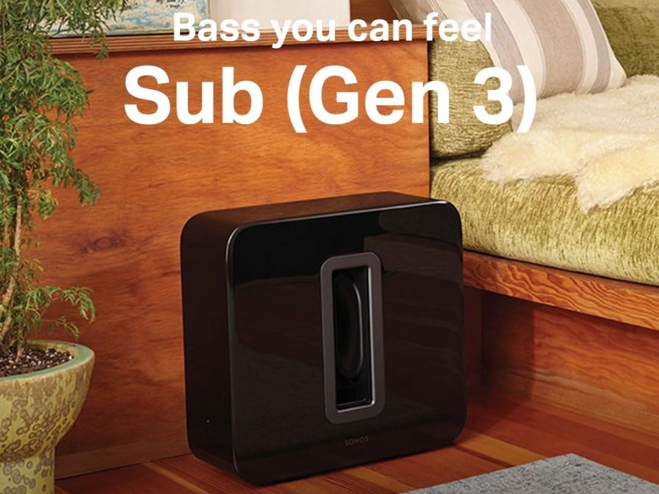 Sonos Sub Gen 3 - Black (New)