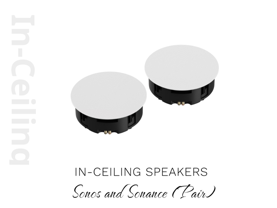 In-Ceiling Speakers by Sonos and Sonance
